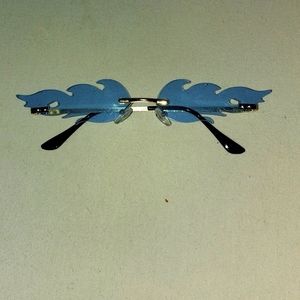 Blue flame sunglasses